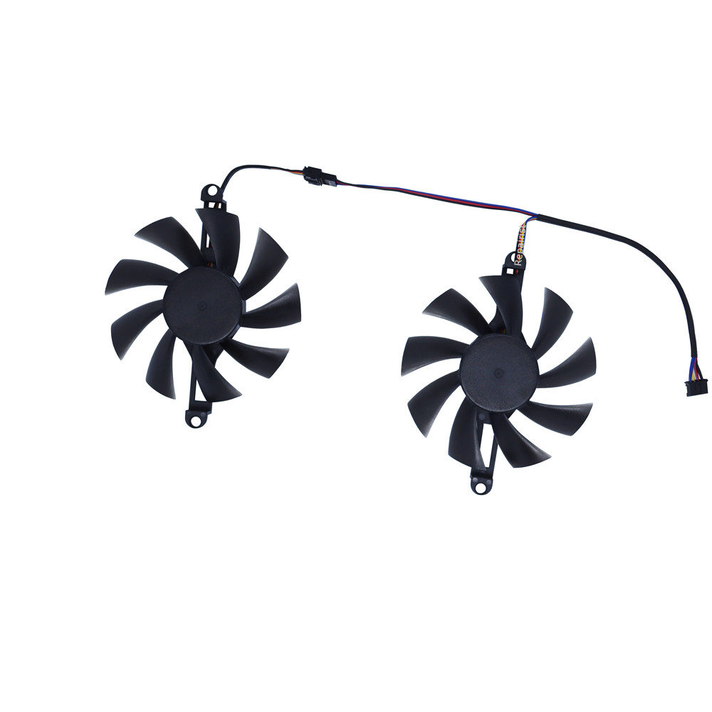 Graphics Cooler Video Card Fan For 51risc RX6600M RX580 8G,For 51RISC RX590 590 GME 8GB Gaming,2Pcs/