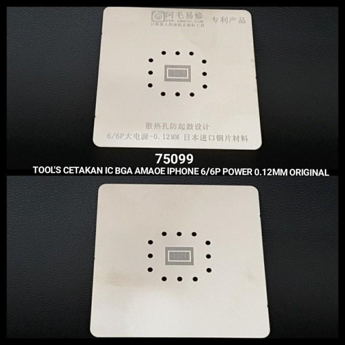 Cetakan IC BGA Amaoe Iphone 6/6P Power 0.12MM Original