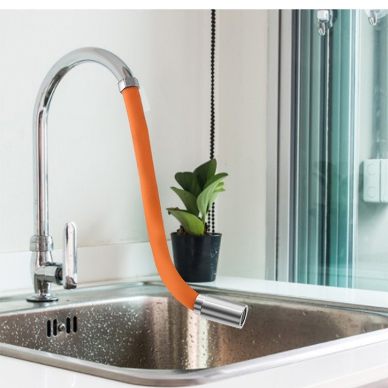 Universal 360° Swivel Silicone Hose Faucet Extender Extender Splash Guard Bathroom Kitchen Universal