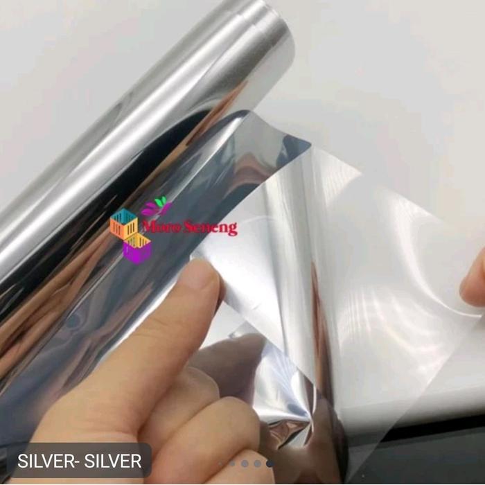 Maju Jaya storee KACA FILM MOBIL KACA FILM FASHION KACA FILM ONEWAY - Silver Silver