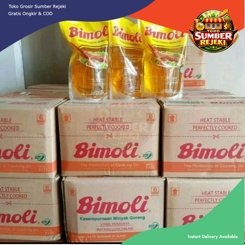 BIMOLI MINYAK GORENG 2 LITER 1 DUS 6 PCS