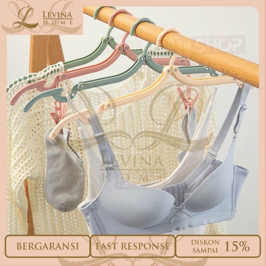 Hanger Lipat Umroh & Haji – Gantungan Jemuran Travelling untuk Pakaian, Kaos & Kaos Kaki Praktis Ser