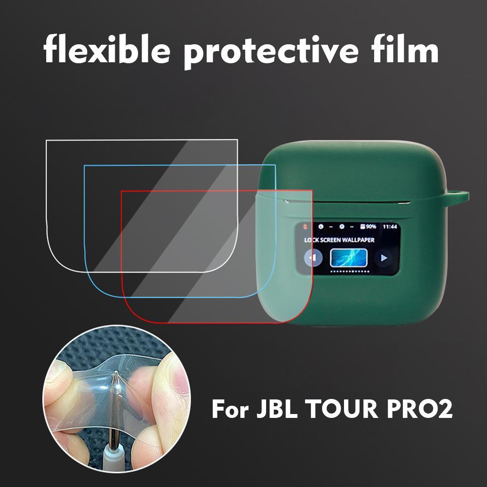 Suitable For JBL TOUR PRO 2 Bluetooth Earphones Intelligent LCD Screen Protective Film TPU Water-bas