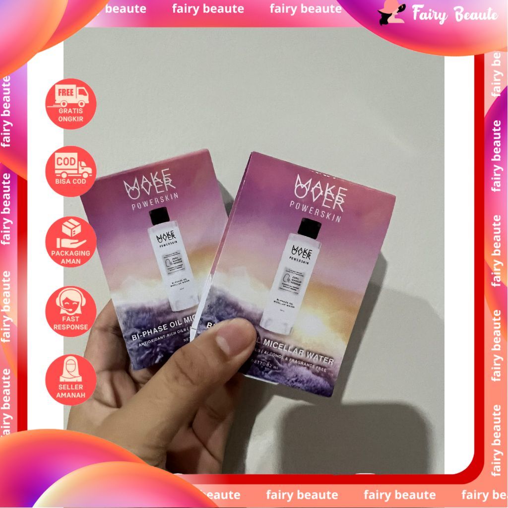 FREE PRODUK MAKE OVER POWESKIN BI PHASE OIL MICELLAR WATER