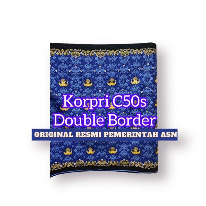 GROSIR PARTAI BESAR PNS SERAGAM GROSIR  KAIN BATIK PNS DOUBLE BORDER / ASN KAIN KORPRI / REGISTER PN
