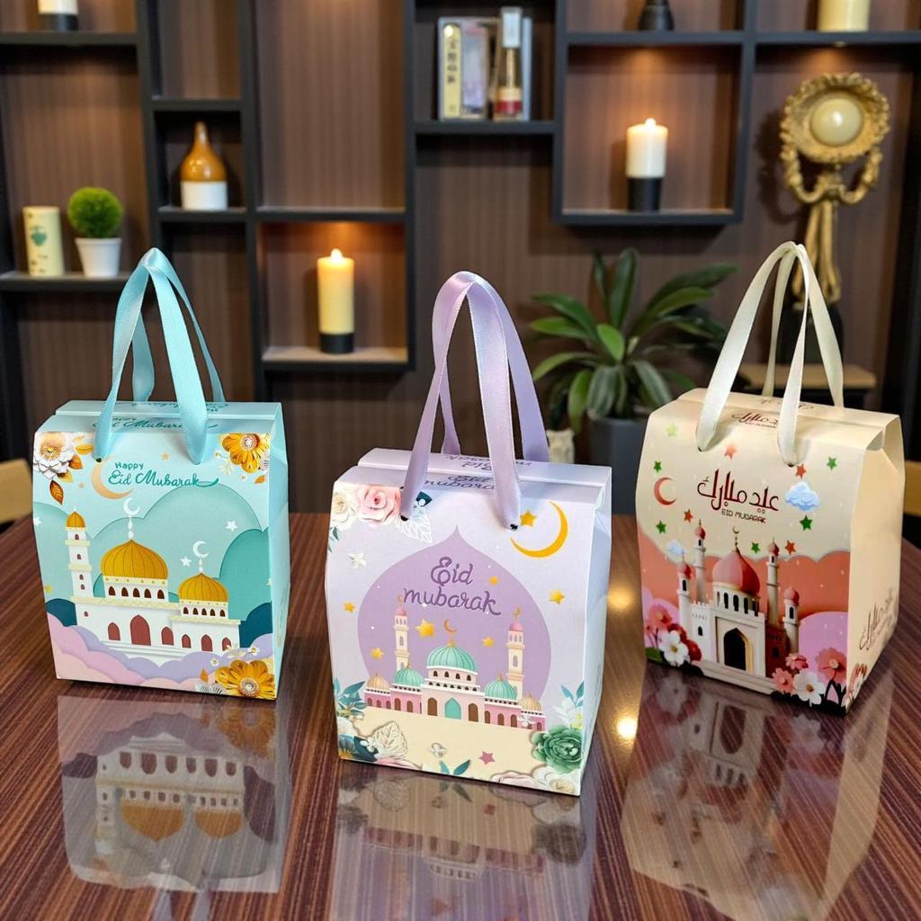 Goodie Bag Lebaran Tas Kado Kotak Lebaran Tas Idul Fitri Snack Paper Bag Ramadhan Goodiebag Edisi Id