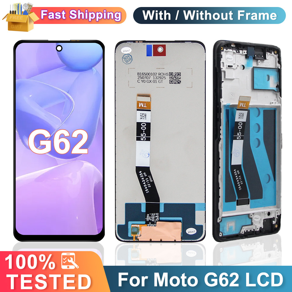 6.5'' For Motorola Moto G62 5G LCD splay Touch Screen Sensor giziter Assembly For Moto G62 5G LCD Wi
