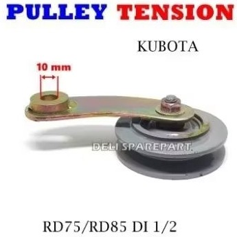 Rd85 Assy pulley tension pulley as tension mesin kubota Rd75 Rd85 DI 1 /2