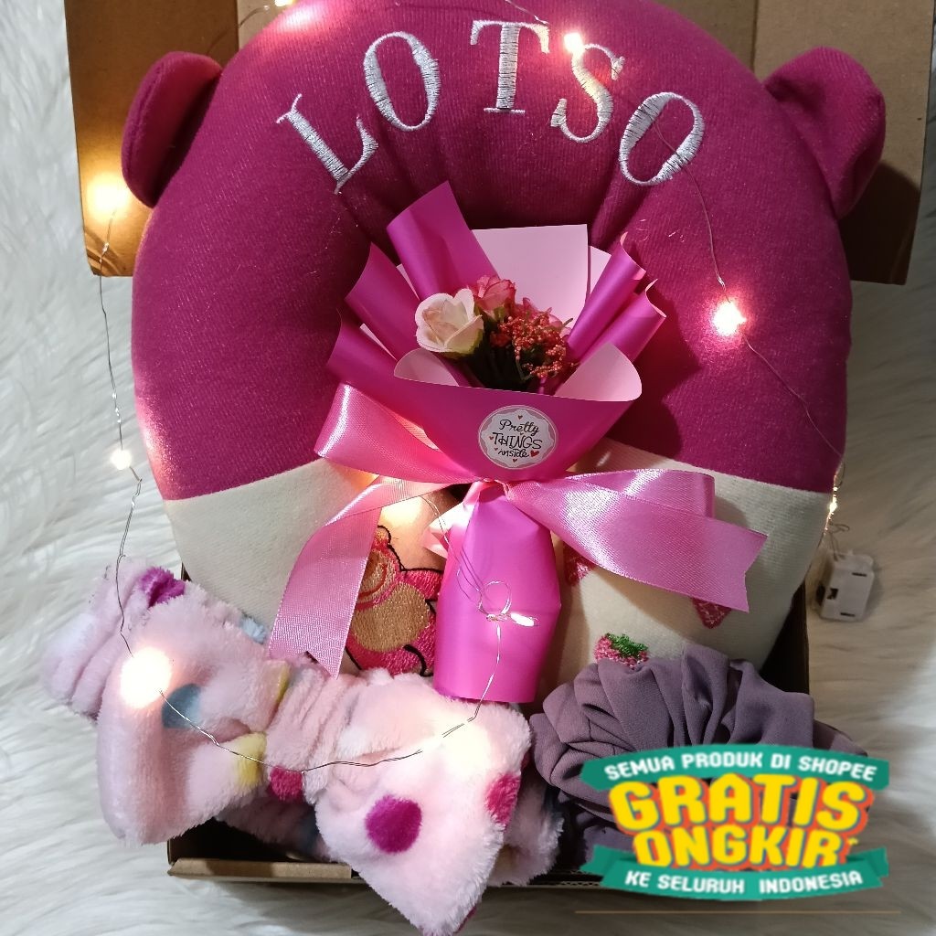 Gift Kado Cewek Ulang Tahun Hampers Wisuda Anniversary Bantal Buket / Bingkisan Elegan Souvenir kado