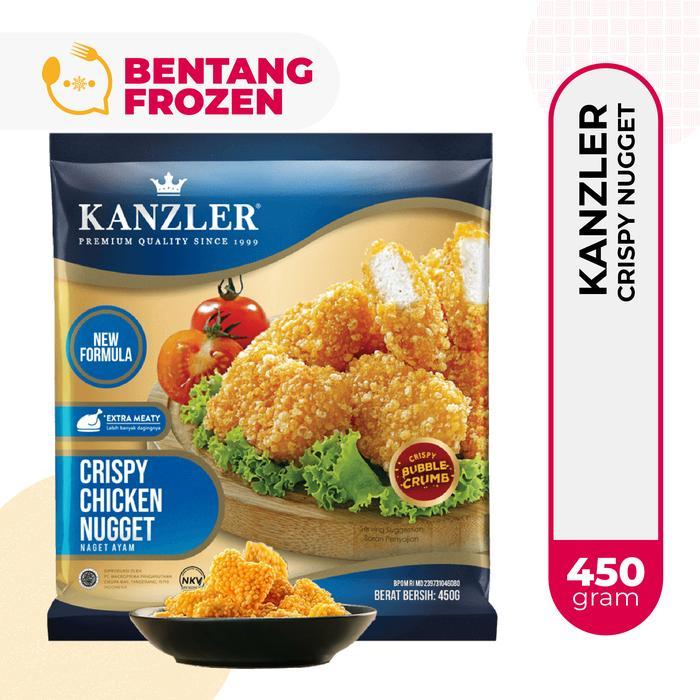 Kanzler Crispy Chicken Nugget 450gr / Nugget Kanzler Crispy Bubble
