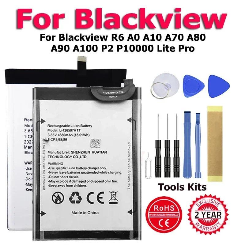 High Quality New DK017 Li426587HTT Li486690JLY P10000 R6 P2 Battery For Blackview R6 A10 A70 A80 A90