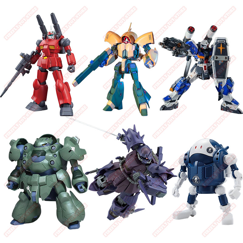 GUNDAM Gunpla Animation Game Peripheral Toys HAROPLA Efreet Guncannon Assembly Movable Anime Action 