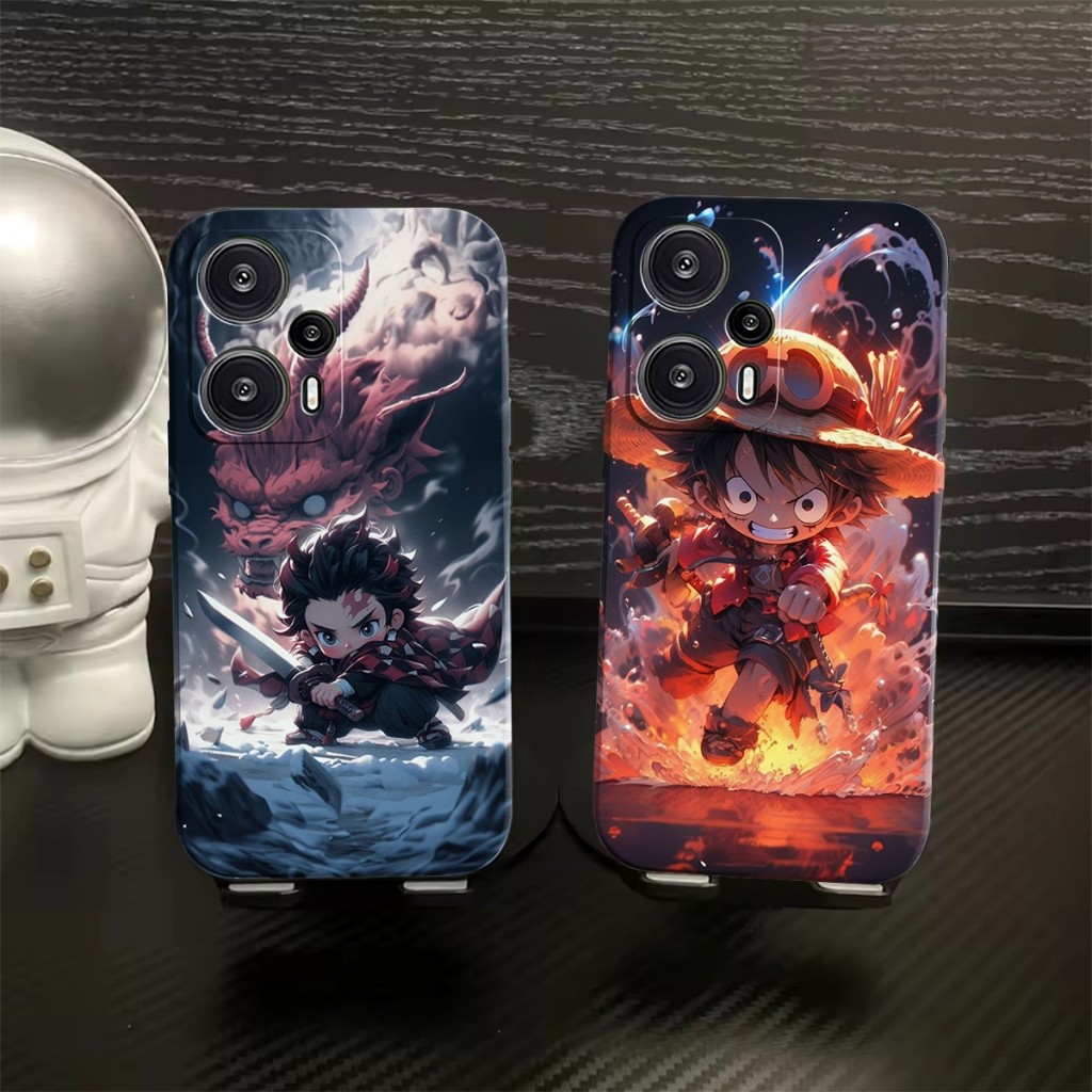 Silikon Poco F5 F4 F3 F1 - Softcase - Motif Anime - Bumper - Fashion Case - Custom Case