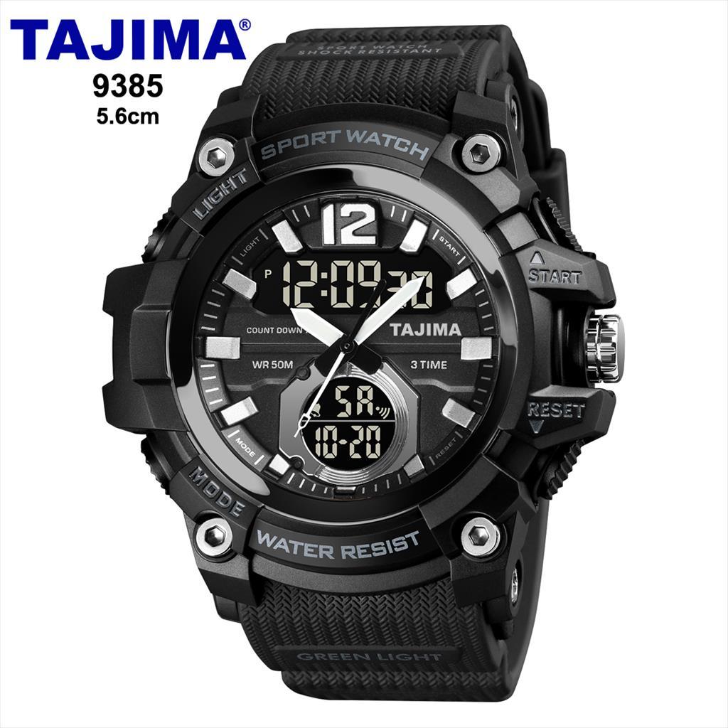 Jam Tangan Pria TAJIMA 9385 Analog Digital Water Resist 5atm