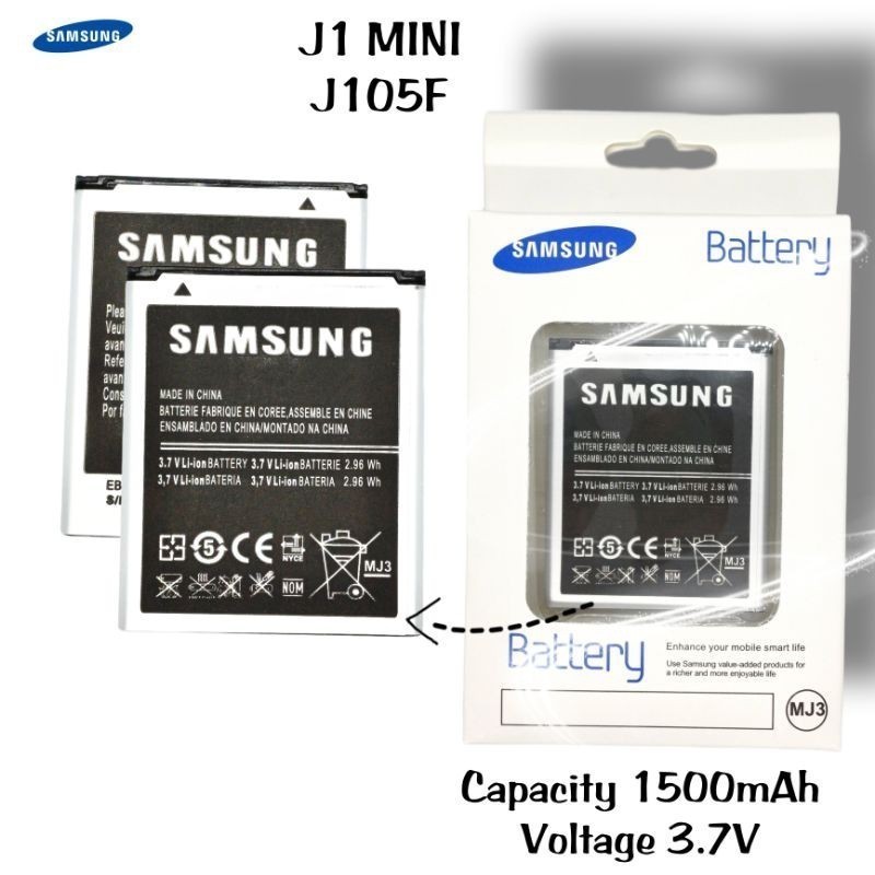 Baterai Samsung J1 MINI  J105F battery batre