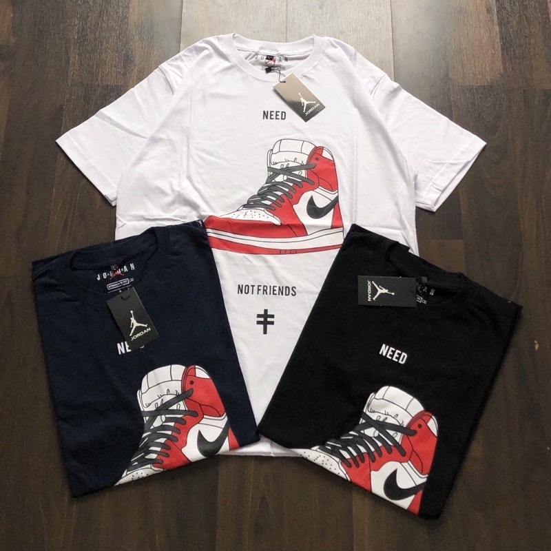 KAOS JORDAN - NEED SNIKERS HITAM FUTAG MIRROR 1:1 ORIGINAL