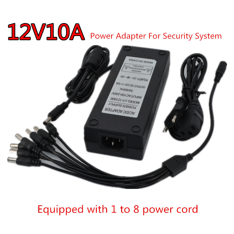 12v10a power adapter LCD monitor power supply desktop 12V10A switching power supply kit surveillance