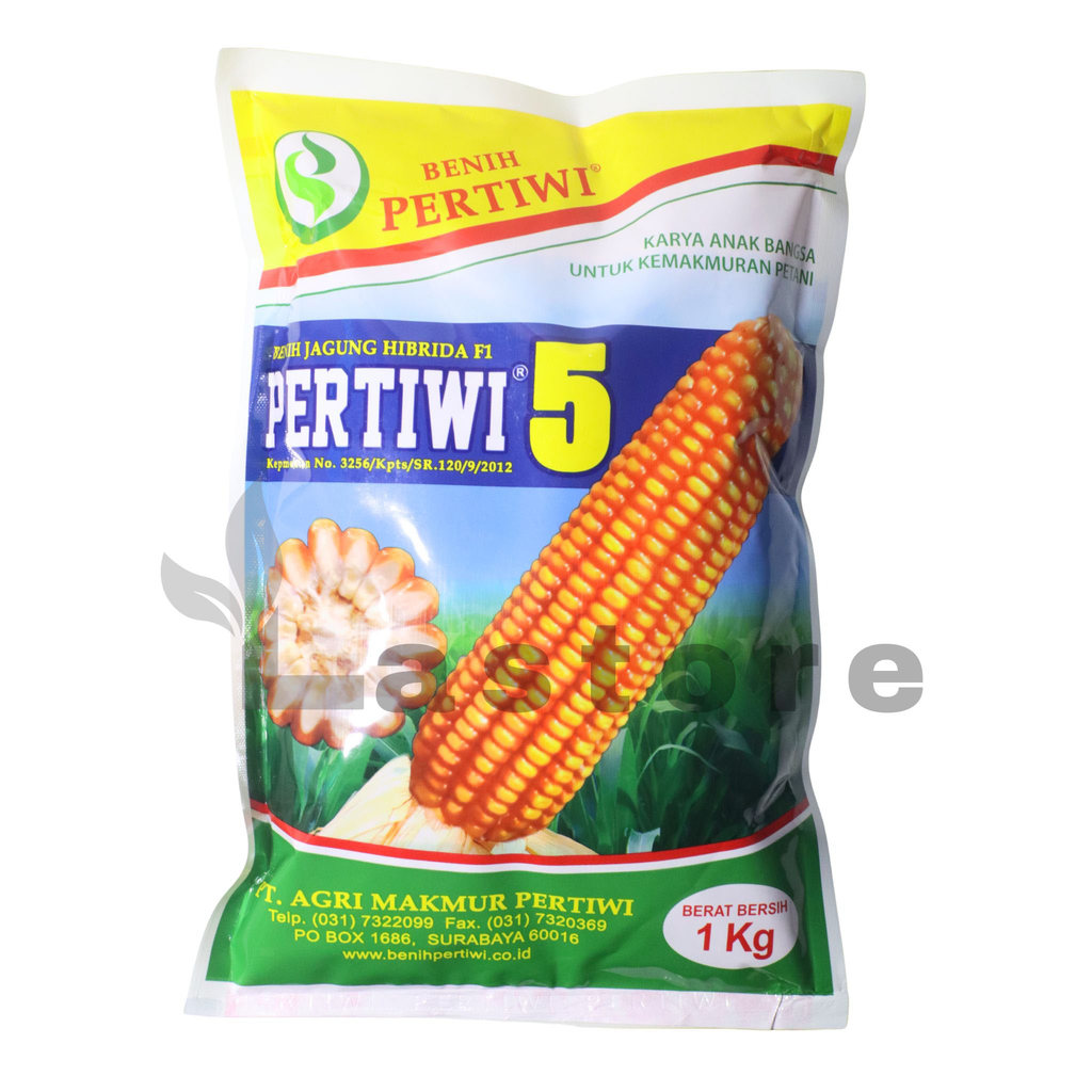 Benih jagung Hibrida F1 PERTIWI 5 Isi 1 Kg Cap Benih Pertiwi