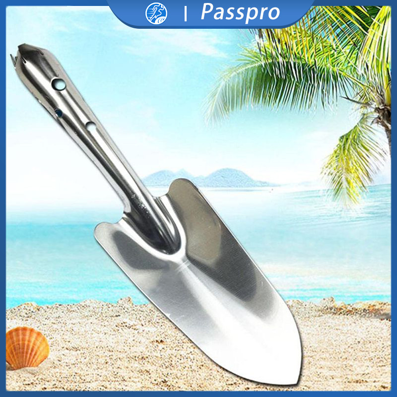 Skop Kebun Tanah 27cm Taman Trowel Shovel Mini Sekop Berkebun Sekop Pasir Stainless
