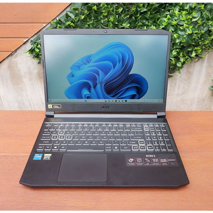 Acer Nitro AN515-56 Intel Core i5 11300H GTX 1650 Ram 8Gb Ssd 256Gb SCU22136 Tipis Ringan Windows 10