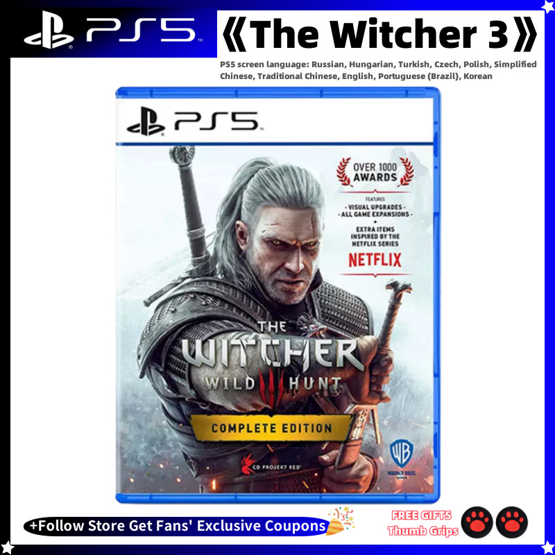 The Witer 3：Wild Hunt Full DLC version Brand new Genuine Licensed New Game CD PS5 Playstation 5 Game