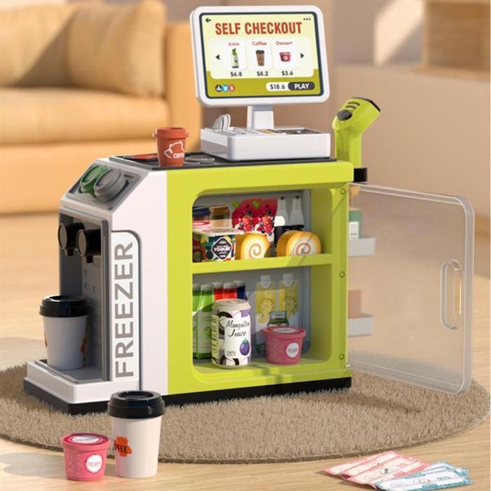 PROMO  [TM888]Mainan Anak Super Supermark[TM888]Set Belanja Scan Kasir / Mainan Simulasi Kasir / Jua