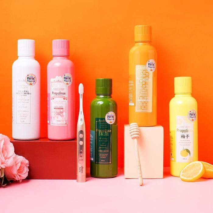 Pieras Propolinse Sikat Gigi Elektrik dan 5 Botol Propolinse