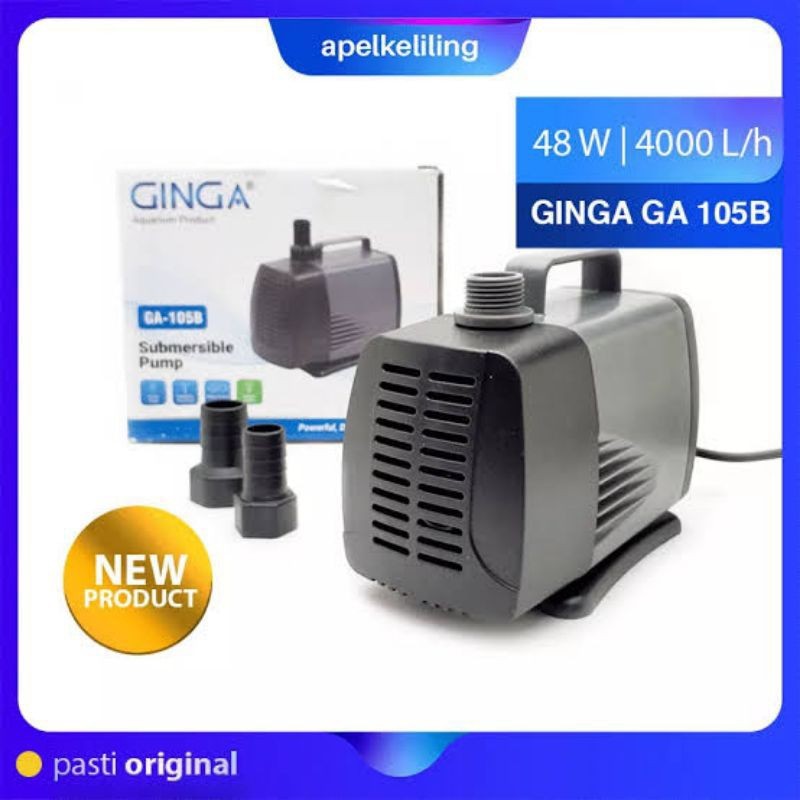 Pompa Kolam Ikan Water Pump GINGA GA-105B Low Watt