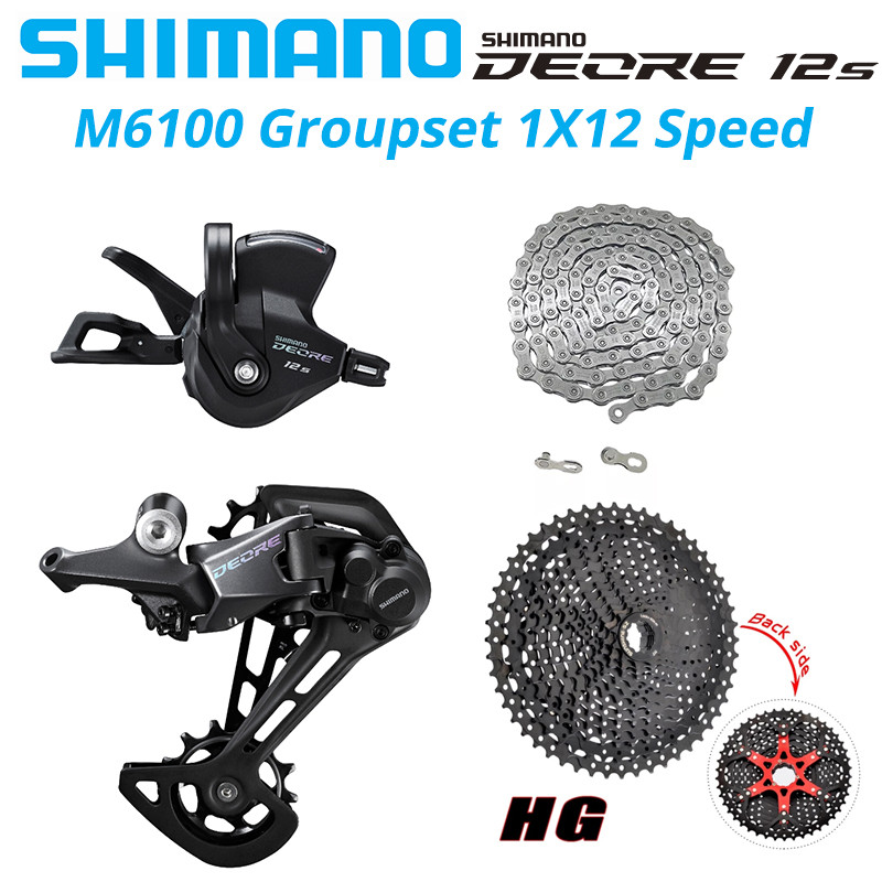 Shimano Deore M6100 1x12 Speed Derailleurs Groupset 12 Speed Right Shift Lever Dowel  ain RD Sunshin