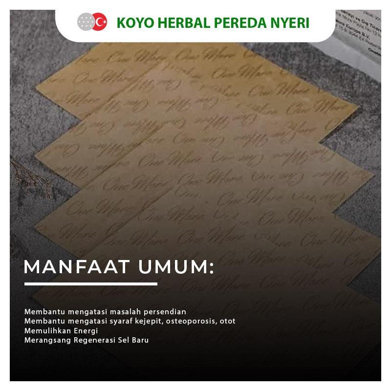 Koyo Herbal Pereda Nyeri Eceran Koyo Turki PNG