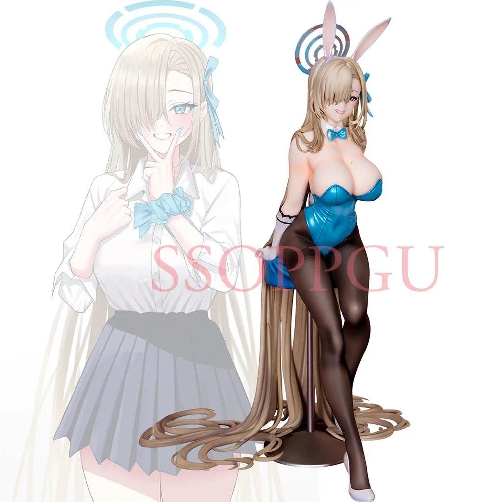 Max Factory Blue Arive Figure Iinose Asuna Anime Bunny Girl PVC Action Figure Toy Game Statue Adult 