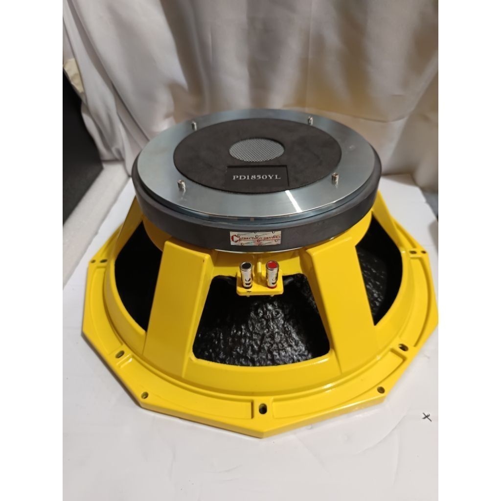 PD 1850 YL SPEAKER PD1850YL KULIT JERUK VOICE COIL 5 INCH