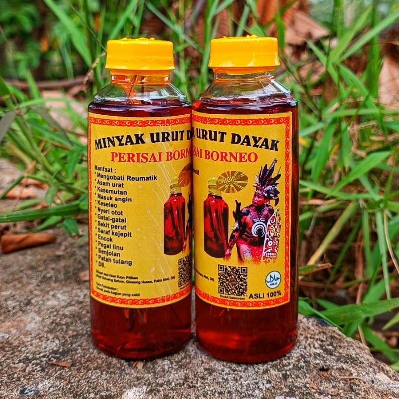 Minyak Urut Dayak Perisai Borneo 250 Ml Herbal