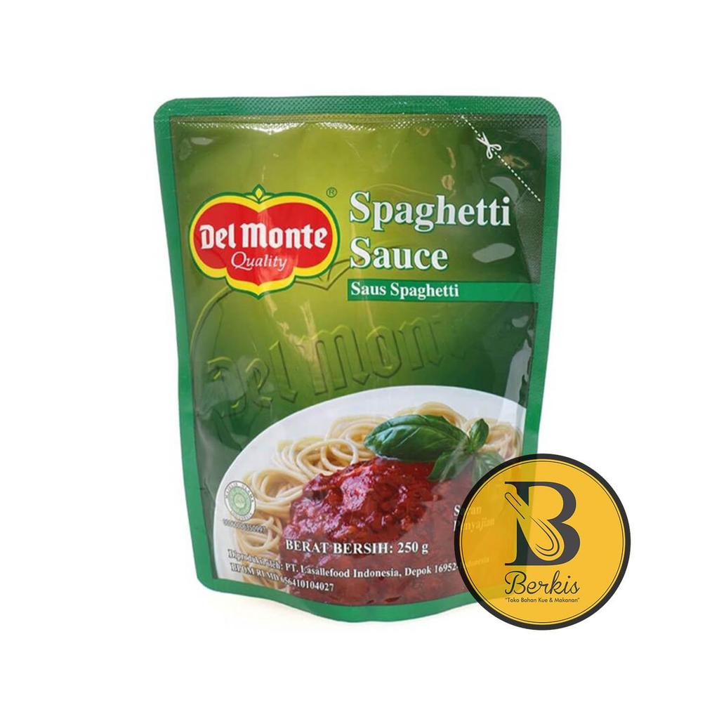 Del Monte Spaghetti Sauce Pouch 250 Gr / Saus Pasta Bolognese