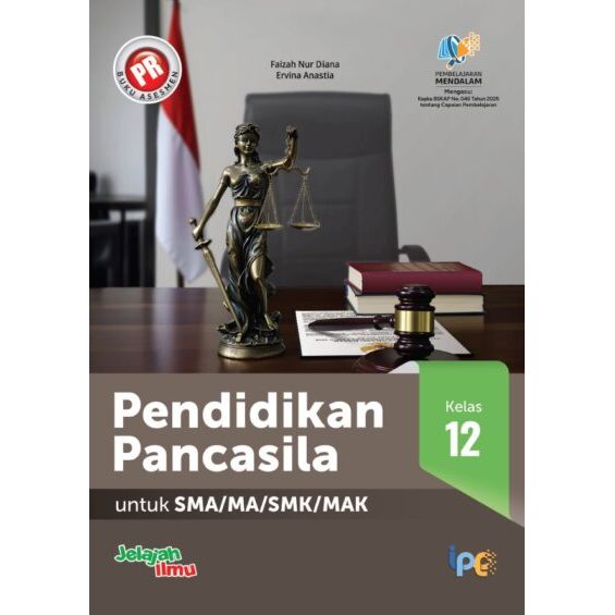 Buku PR Sma PPKN Kelas 12 Semester 1&2 Intan pariwara terbaru