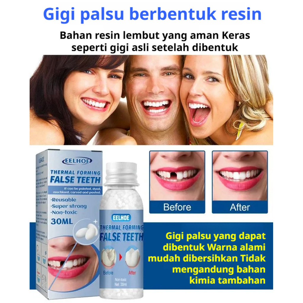 Perbaikan Gigi Sementara Instan   Bahan Tambal Gigi Sementara Untuk Gigi Palsu Dan Kosmetik Tambal G