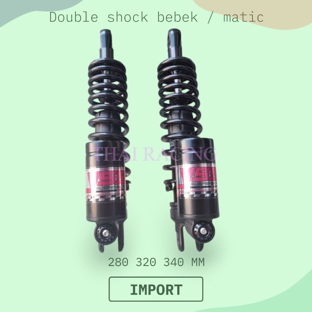 TR- Shockbreaker YSS 340 mm tabung bawah matic untuk motor pcx nmax xmax aerox adv