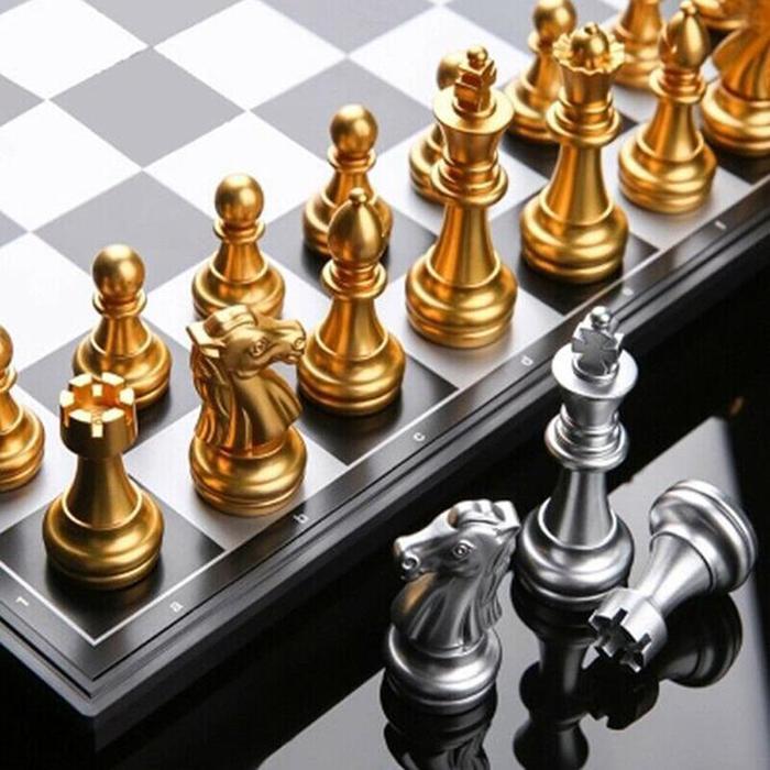 Catur Magnet Emas Gold Version