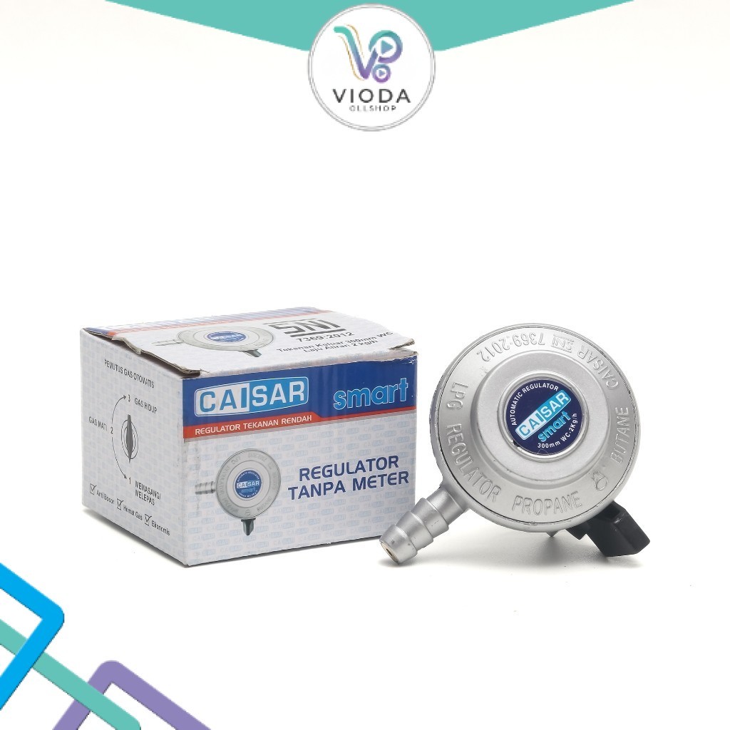 Regulator Caisar RTMS Original - Sparepart Kompor Gas LPG 3kg 12kg Bright Gas