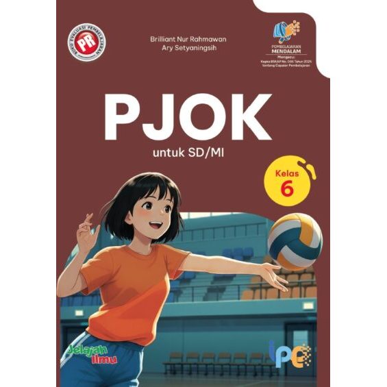 Buku Pr  PJOK Kelas 6 Sd Semester 1&2  Intan pariwara Tahun 2026