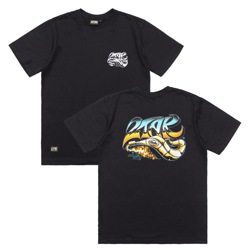 COD 2Tak Menolak Punah - TS LG 2Tak Kaos Katun Hitam