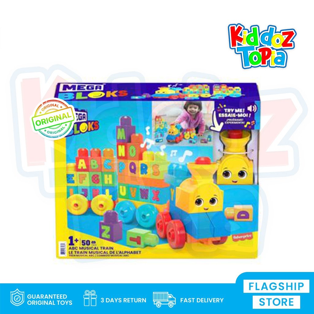 Mega Bloks MEGABLOKS FISHER PRICE  ABC Musical Train FWK22 GLC