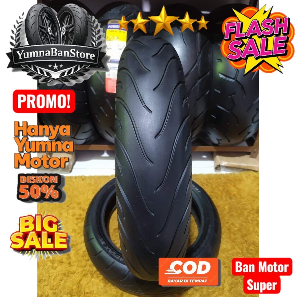 BAN TUBLES MEREK MICHELIN PILOT STREET UKURAN 100/80-17 - 140/70-17