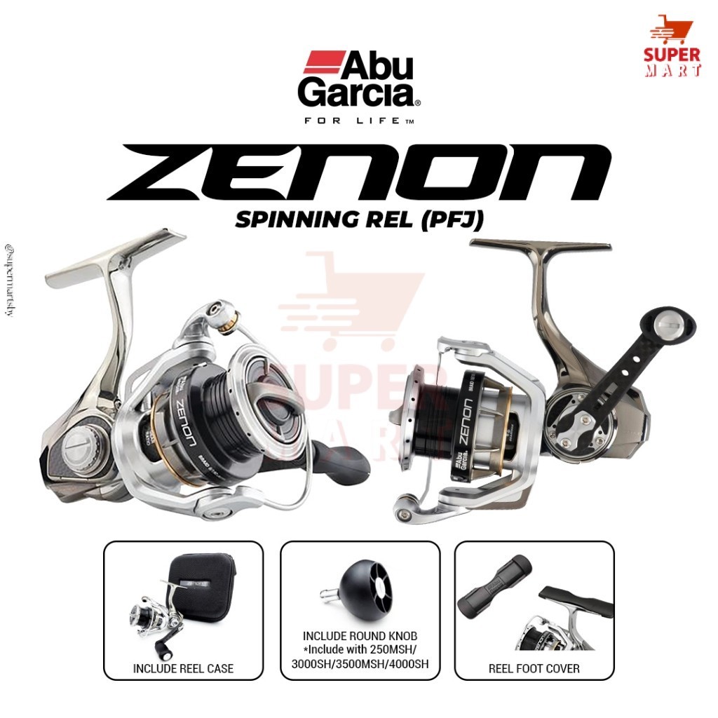 Supermartsby Reel Pancing Spinning ABU GARCIA ZENON Mancing Kolam Saltwater