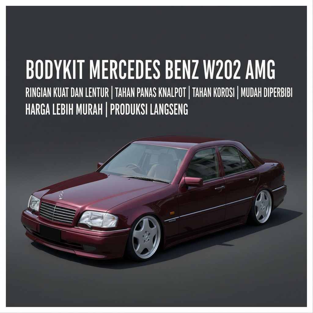 bodikit BODYKIT MERCEDES-BENZ C180 C200 C230 BUMPER BEMPER MERCY W202 AMG