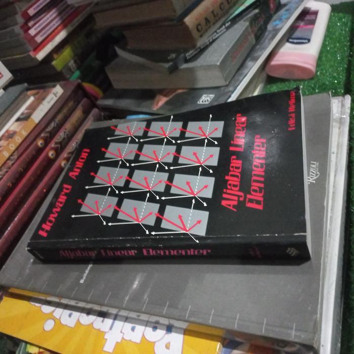 Buku Aljabar Linear Elementer Howard anton edisi kelima original