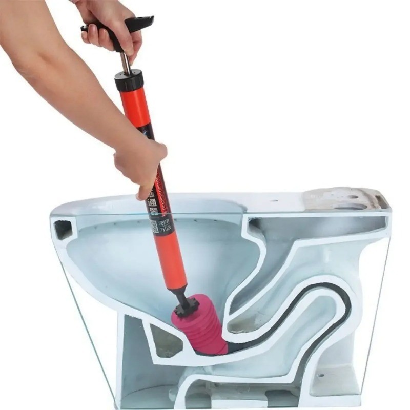 Toilet Unblock One Shot Toilet Pipe Plunger Silicone Quickly Unblock Household Toilet Sewer Dredging