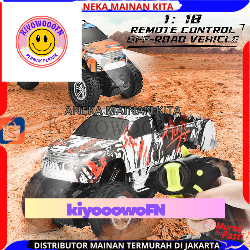 Mainan Mobil Remote Control Off-Road Rock Crawler Roda Drift Bigfoot