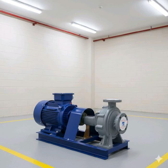 Ebara 100x80 FSHA + Motor Yuema 11KW 2pole 3phase pompa centrifugal ebara