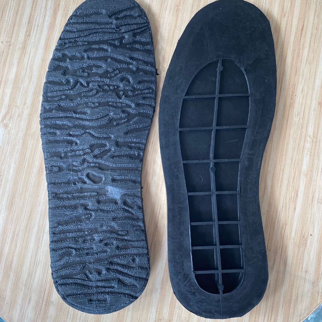 Outsole Karet Puyuh Carvil Hitam Sol Sandal Casual Jepit Pria